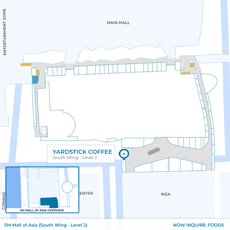 Yardstick Coffee - SM MOA - South Wing - Level 2